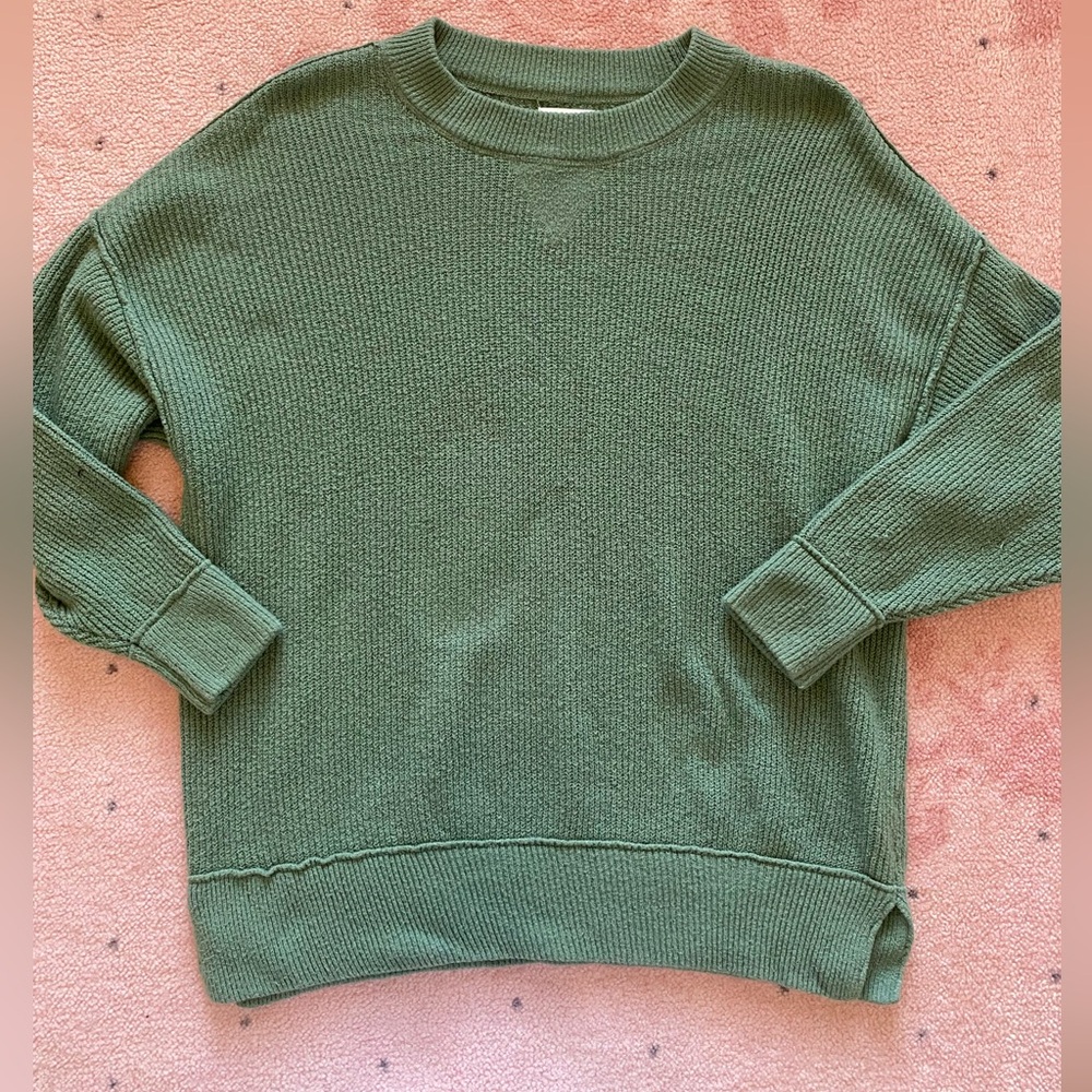 Aerie Women’s Oversized Sweater in Green Medium M